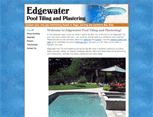Tablet Screenshot of edgewaterpools.com